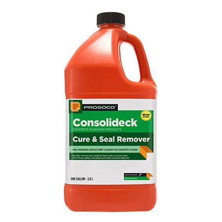 Prosoco Consolideck® Cure & Seal Remover Concrete Prep, 1-gal.