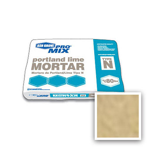 Ash Grove Pro Mix® Mortar Portland/Lime Type N 80-lb., Buff