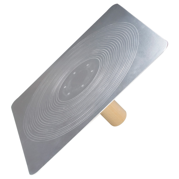 Kraft Tool 8”x8” Aluminum Plastering Hawk, Wood Handle