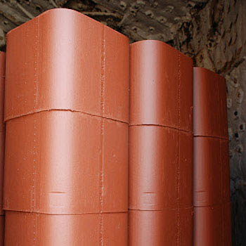 Mission Clay Flue Liner, 8"x12"x2