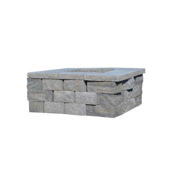 Anchor® Highland Stone® 48"x21" Square Fire Pit Kit, Adobe