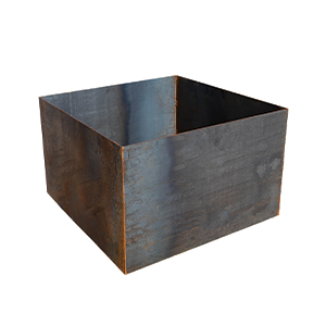 Fire Pit Ring Square, 28-1/2"X17-3/4", 12-ga. Steel