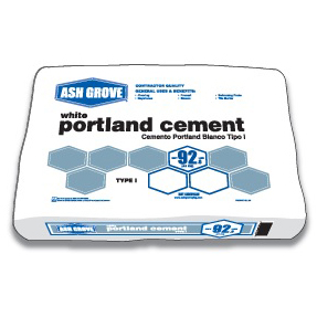 Ash Grove Portland Cement Type I, 92-lb., White