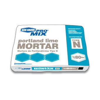Ash Grove Pro Mix® Mortar Portland/Lime Type N 80-lb., Clay