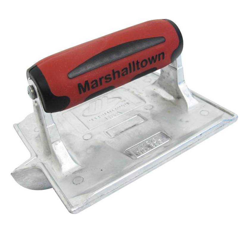 Marshalltown 6"x4-3/8" Zinc Groover, 3/4Dx3/8" Bit, DuraSoft® Handle