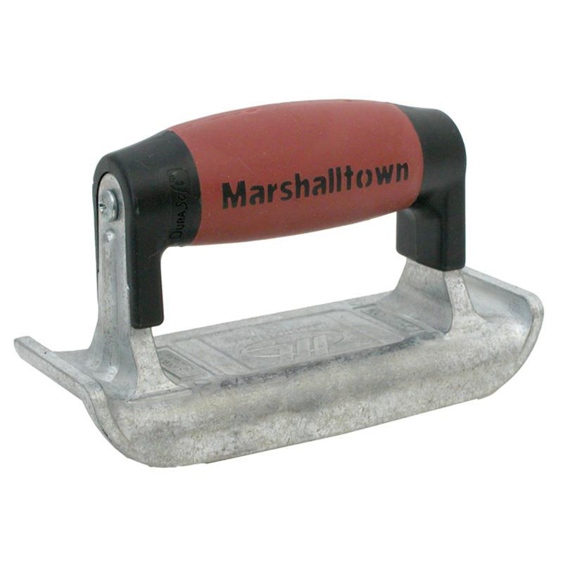 Marshalltown 9"x4" Zinc Edger, DuraSoft® Handle 1/4R, 5/8L