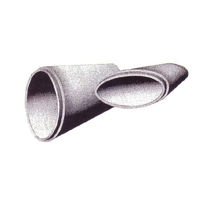 24" Equivelent Round Elliptical Concrete Outlet Pipe, Flared End