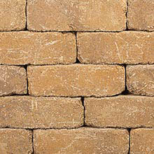 Belgard Weston Stone® 3-Piece Wall System, Gascony Tan